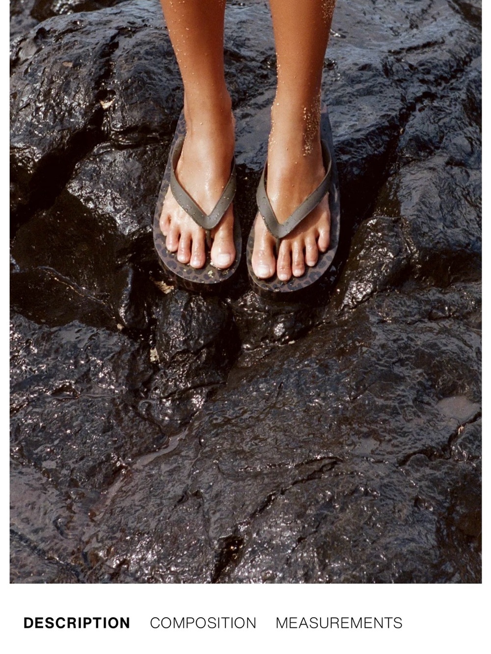 Leopard print platform flip flop sandal